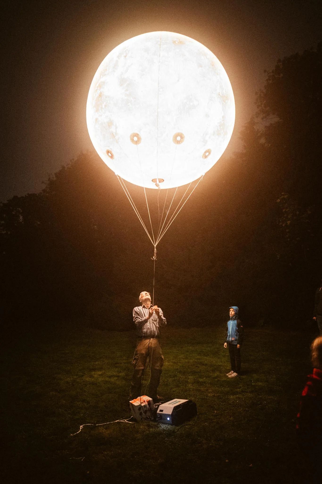 Photo glowing balloon